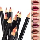 Lip Liner Pencil 12 Assorted Colors Lipstick Eyeliner Pen Matte Lip Liner