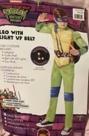Teenage Mutant Ninja Turtles Mutant Mayhem size L Child Costume LEONARDO * NEW*