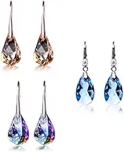 Quartz Stone Lymphatic Magnetic Therapy Earrings, Lymphatic Drainage Slimming Earrings, Female Weight Loss Earrings, Lymphvity Magnetic Therapy Earrin, Lymphvity Magnetic Therapy Earrings (3Pairs-A)