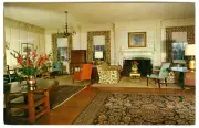 Postcard "The Lobby, Andover Inn, Andover, Massachusetts"