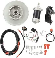 Outboard Motor Rear Electric Starter Kit Efficiently Start Engine for 2 Strokes 25HP 30HP