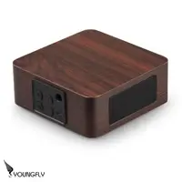 在飛比找momo購物網優惠-【Youngfly】YF-Q1A CUBE時尚木質藍牙音箱 