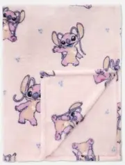 Disney Lilo & Stitch “Angel” Plush Throw Blanket *Primark*-NEW