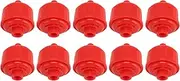 Eacam 10PCS Disposable Spray Gun Filter, Red Wear Resistant 1/4in Thread Plastic Whirlwind Air Line Filter for Pneumatic Gun Water Filter, Available for Most Guns and Pneumatic Tools,