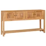 Sideboard 140x30x75 cm Solid Teak Wood