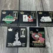 1996 Atlanta USA Olympic Games Izzy/Torch Collectors Pin Lot Of 5 Pins Vintage