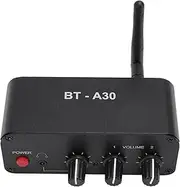 Stereo Audio Preamplifier, Bluetooth 5.0 Tube Preamplifier, 20dB Dual Op Amp NE5532 Stereo Preamp with 3.5mm Port for Phono Turntable Speaker