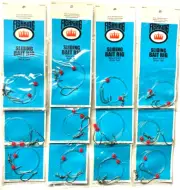 12 PACKS FISHKING SW-212 Sliding Bait Rig Size 3/0-4/0 Octopus Hook 20lb Test