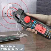 Digital Clamp Meter AC DC Current Ammeter Multimeter voltage Hz NCV Ohm Tester