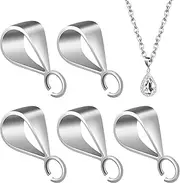 ULDIGI Jewelry Findings: 5pcs Clasps Bail Connectors Secure and Sturdy for Necklace Making
