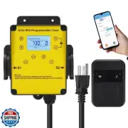Ortis WiFi Above Ground Pool Timer Switch with Smart APP Control, Dual Outlet