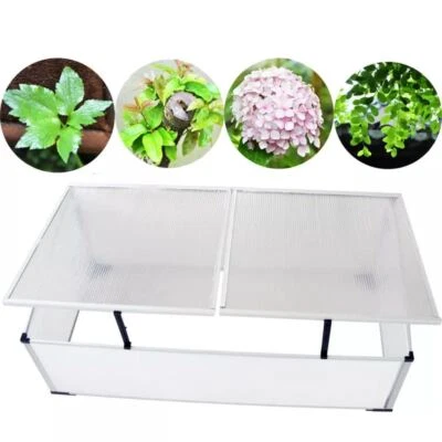 Garden Cold Frame Plant Flower Veggies Grow House UV-Resistant Mini Greenhouse
