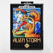 Royal Retro Alien Storm 16bit MD Game Card For Sega Mega Drive/ Genesis with Retail Box-(NTSC-U)