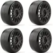 Powerhobby 1/8 GT Slick Belted Mounted Tires 17mm SOFT (4) : 1/8 Buggy