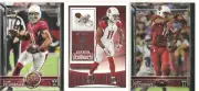 Football Card Lot. of 3 cards WR " Larry Fitzgerald " Arizona Cardinals