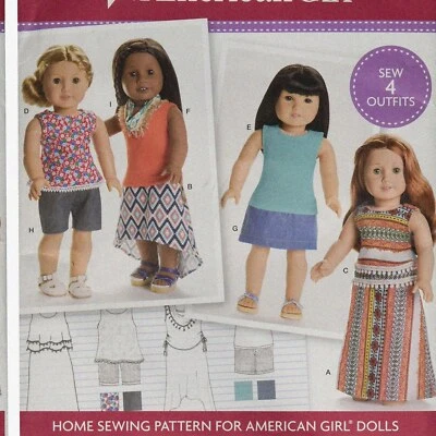 DollDress Delight: Easy Simplicity Sewing Patterns for 18" Doll Clothes