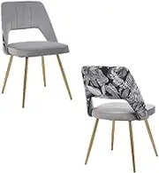 2X BELLEMOSA Modern Dining Chair for Home Kitchen Cafe Office