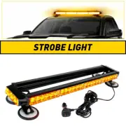 LED Emergency Strobe Light Double Bar Side Warning Rooftop Flashing Light-Amber
