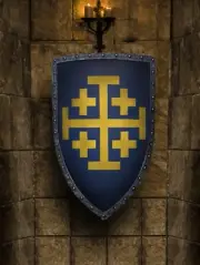 Medieval Jerusalem Authentic Templar Shield