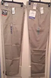 DOCKERS Straight Fit Pants $72 THE BEST PRESSED Flat-Front IRON FREE #469670002