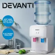 Devanti Water Cooler Dispenser Bench Top Instant Machine With Hot/Cold Two Taps.