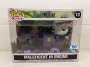 NIB Funko Pop! Trains Disney Villains MALEFICENT IN ENGINE Funko Shop Exclusive