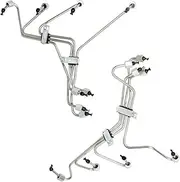 WFLNHB Fuel Injection Lines 8 Set Replacement for Ford 6.9L 7.3L IDI Diesel F-Series 1983-1994