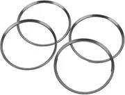 HEALEEP 4pcs Stylish Hub Cover Trim Ring for Easy to Install Tire Ring to Enhance Your Vehicle Appearance and Individuality