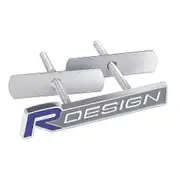 Wwxx XHW Car Styling R design Emblem Metal Stickers For Volvo Rdesign XC90 S60 XC60 V70 S80 S40 V50 V40 V60 C30 S60 XC70 V90 Accessories Front Gri...