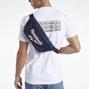 REEBOK CLASSICS VECTOR LOGO WAISTBAG 休閒腰包 中性款 隨身包 側背包 黑色 藍色