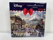Thomas Kinkade Disney Holiday Candy Cane Express 1000 Piece Jigsaw Puzzle Ceaco