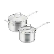 2 Piece Saucepan Set 16CM & 20CM SCANPAN Impact Cookware Mixing Cooking