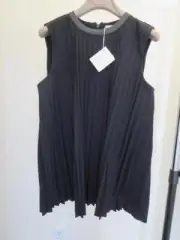 NWT Brunello Cucinelli Monili Pleated Sleeveless Tank Top Blouse Sz M / US 6-8