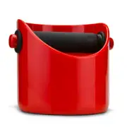 Dreamfarm Grindenstein Red Coffee Knock Box Tamper Bin