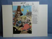 Artist MICHAEL ALRED AUTOGRAPH On Book Page Luke Skywalker Tatooine Star Wars