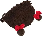 [FOMIYES] Cute Winter Hat for Woolen Knit Wig Cap Warm Insulated Beanie for Lightweight Breathable Design Easy to Clean Maintain Brown