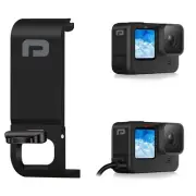 Replacement Side Door for GoPro Hero 12/11/10/9 Black,Dustproof Pass Through ...