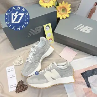 現貨✨帝安諾 實體店面 - New Balance 327 焦糖底 灰綠 麂皮 淺灰 雲霧灰 元祖灰 MS327KA1【APP下單享4%點數】