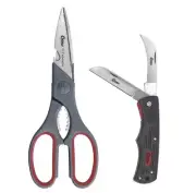 Clauss 8-1/4" Multi-Purpose Shear & Dual-Blade Knife Set