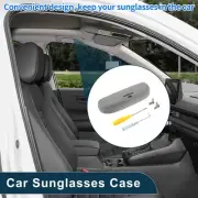 Car Sunglasses Case for Honda Accord 12-23 Eyeglasses Holder Storage Box Grey