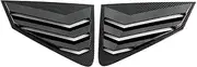 Rear Side Window Louvers Air Vent Scoop Shades Cover Blinds Trim Compatible with Toyota Yaris Cross 2023 2024 Southeast Asia Version
