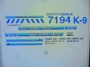 Scottsdale Arizona Police Car Decals 1:24