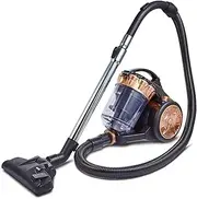 Tower T102000BLGPETS Multi-Cyclonic Bagless Cylinder Vacuum Cleaner with Pet Tool, HEPA Filter, 2-in-1 Crevice Nozzle, 2L Capacity, 700W, Rose Blush Gold
