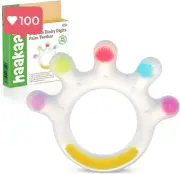 Palm Teether Silicone Baby Soothing Pacifier for 3M+ – BPA Free, Frozen