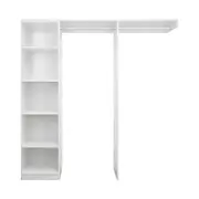 Lugna 1500 - 1800mm White Package 1 Opening Built in Wardrobe Package