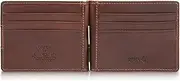 [Tony Perotti] Mens RFID Blocking Minimalist Slim Bifold MONEY CLIP Card Wallet Italian Leather
