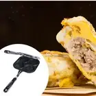 Fried Egg Pan Double Sided Easy Clean Pancake Pan for Camping Outdoor Burger