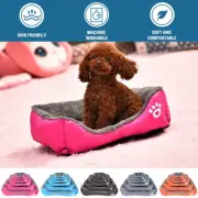 Pet Calming Bed Dog Cat Kennel Puppy Mat Pad Warm Nest Small Large Washable Mat
