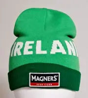 MAGNERS Irish Cider IRELAND Winter Beanie Green NWOT