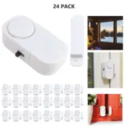 24 Pack Home Safety Wireless Alarm System Burglar Security Door Window Sensor